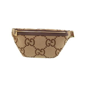 GUCCI Jumbo GG Belt Crossbody Bag Body Brown